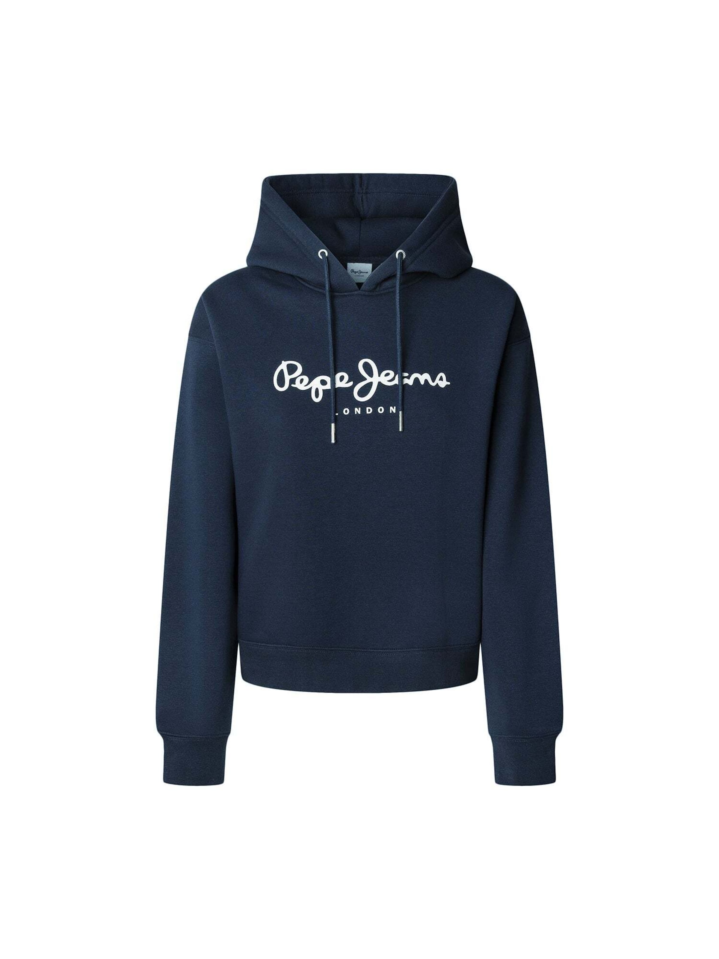 Pepe Jeans - Sudadera 'Baddy' en azul: frente