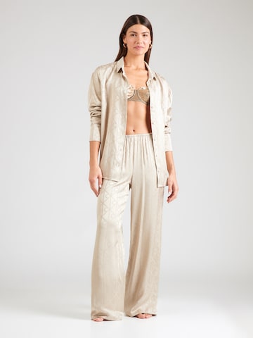 Calvin Klein - Pijama en beige: frente