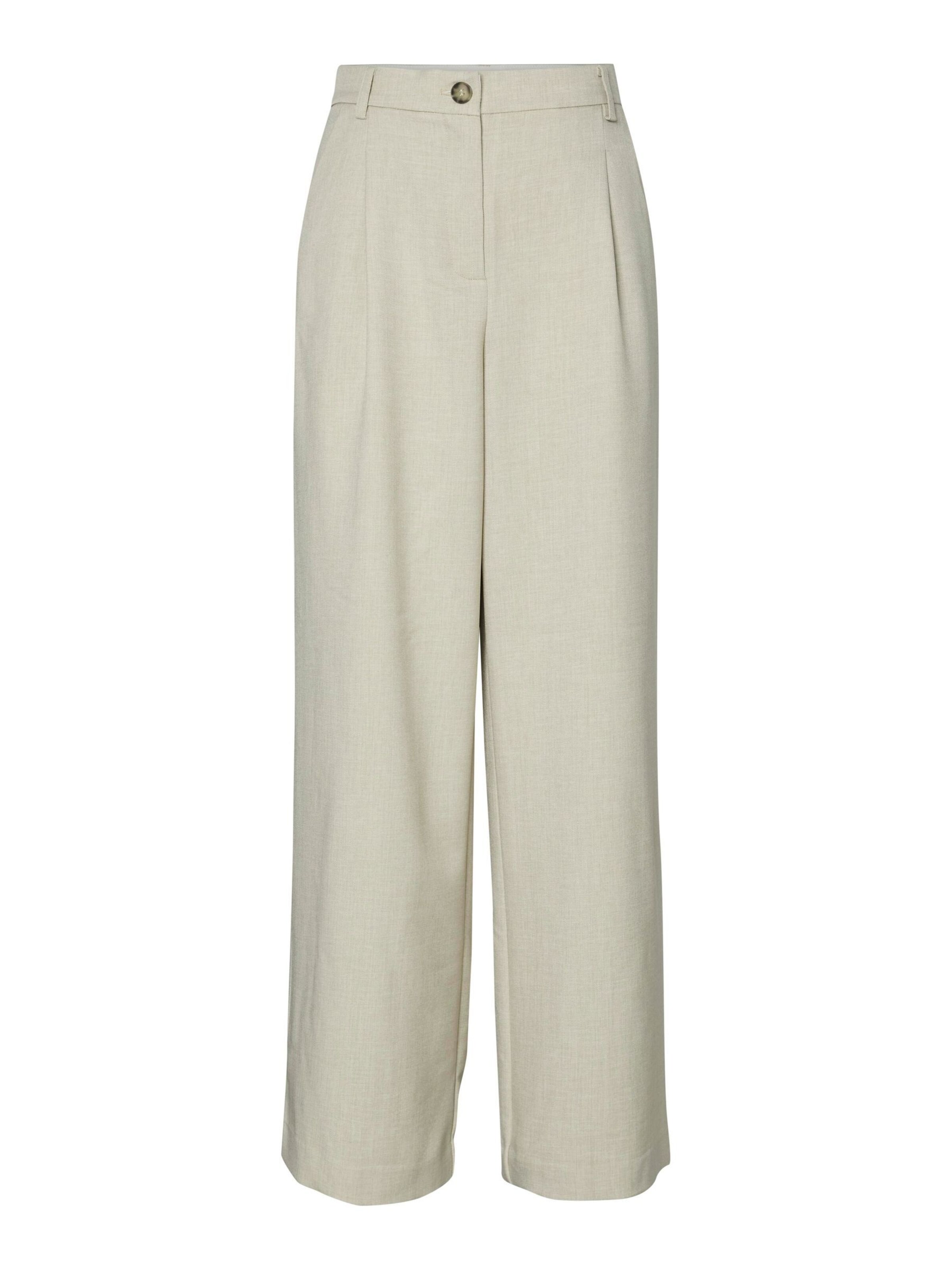 YAS Pleat-front trousers 'YASTava' in Light grey, Item view