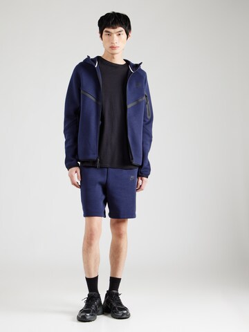 Nike Sportswear - Sudadera con cremallera 'Tech Fleece' en azul