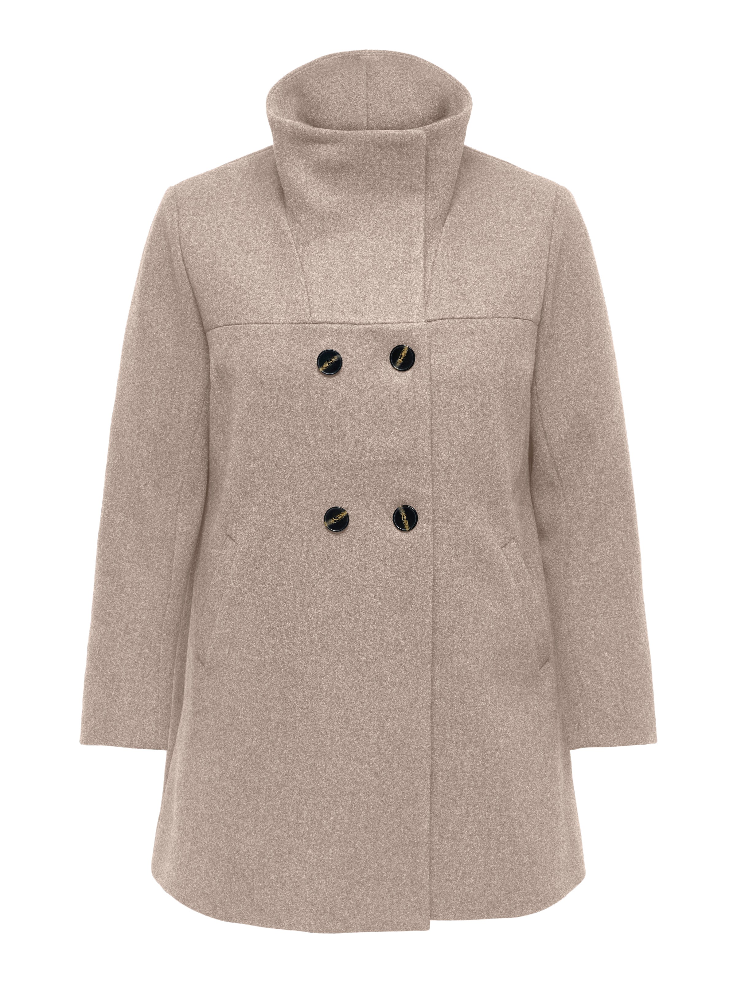 ONLY Carmakoma Starpsezonu mētelis 'CARBLAKE SOPHIA' pieejams XL-XXL, krāsa - gaiši pelēks, Preces skats