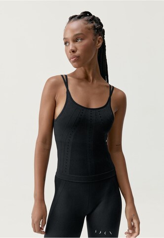 Born Living Yoga Top 'Shantala' in Black: front
