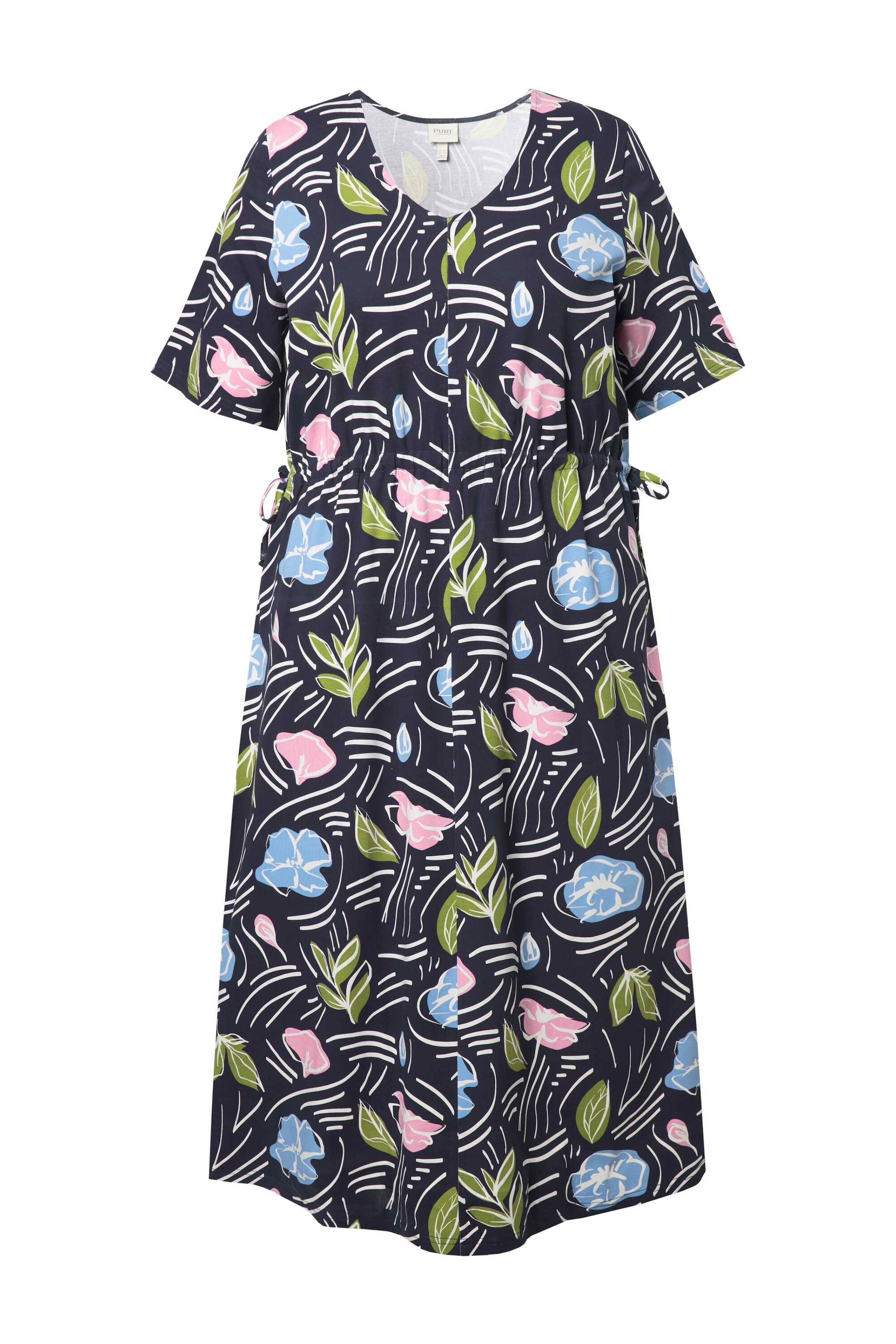 Ulla Popken Платье в Черный: спереди