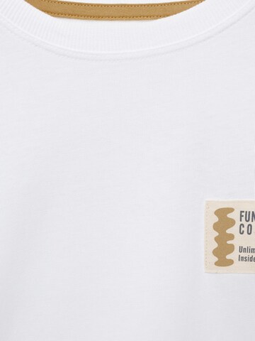 MANGO KIDS Shirt 'FREETIME' in White