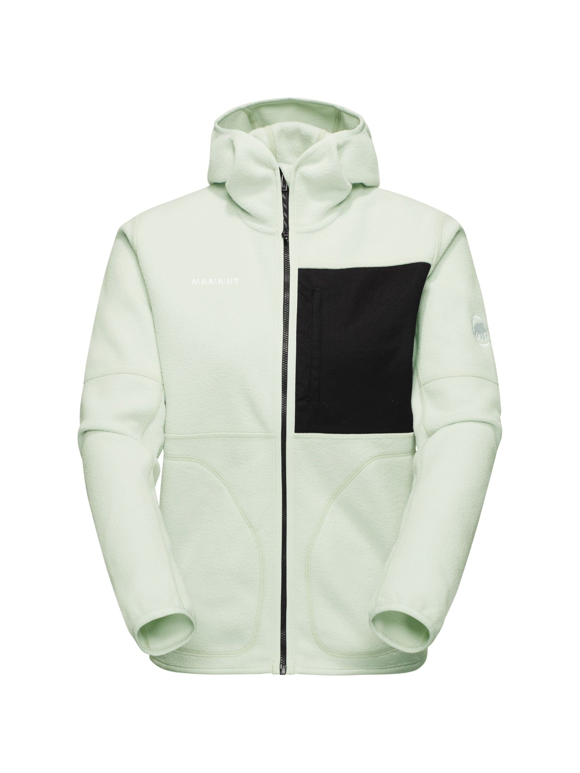 MAMMUT Athletic Fleece Jacket 'Tamaro' in Green: front
