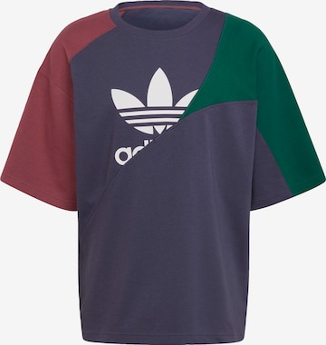 ADIDAS ORIGINALS Shirt 'Adicolor Colorblock' in Purple: front