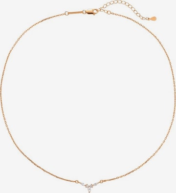 Chaîne 'Crown Spark' Hey Happiness en or : devant