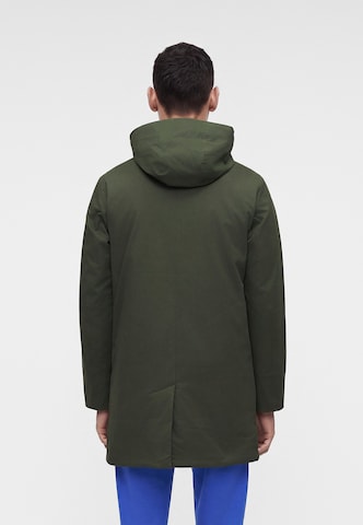 Parka mi-saison 'JARNO' K-Way en vert : derrière
