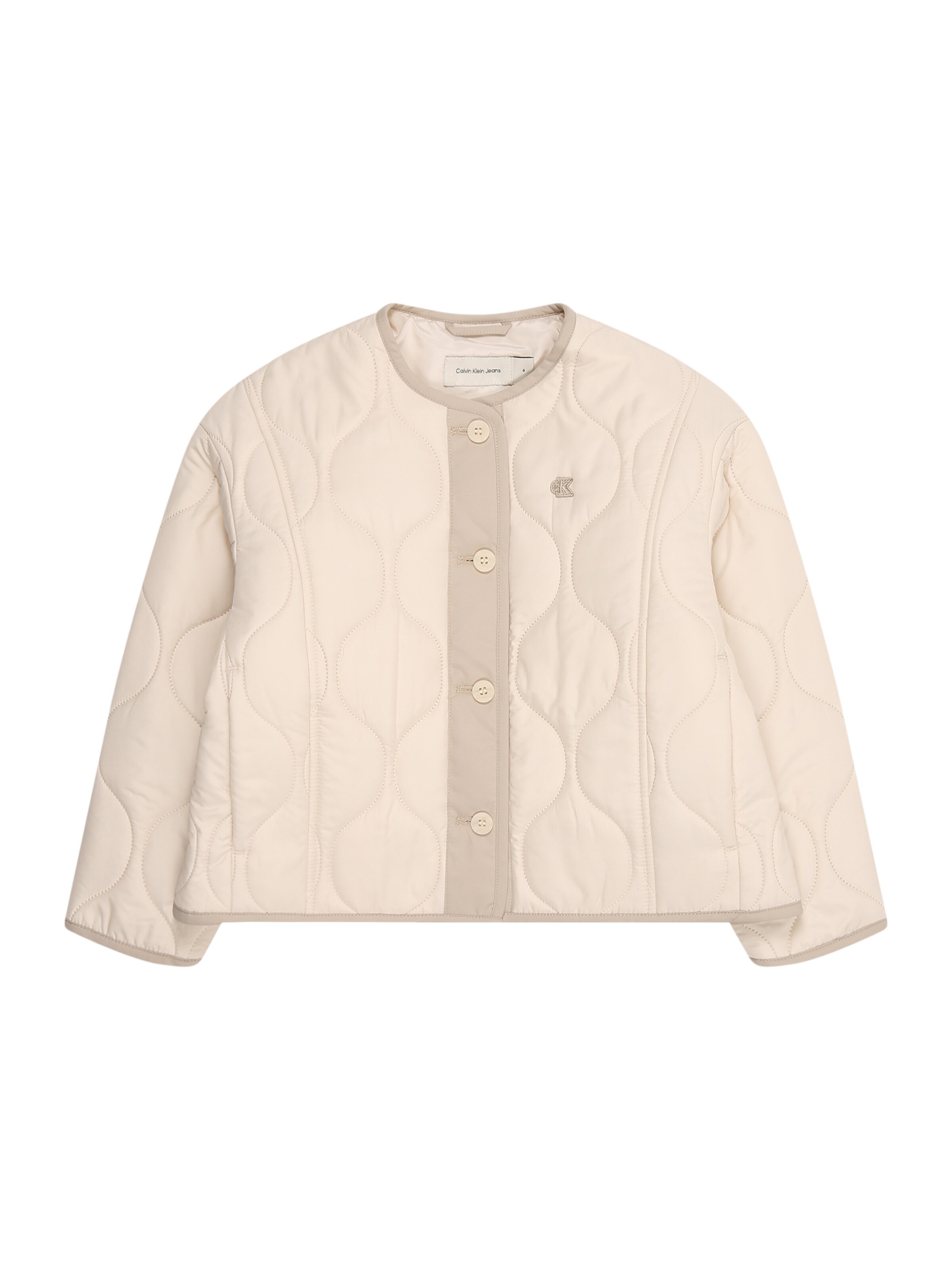 Calvin Klein Jeans Övergångsjacka i beige: framsida