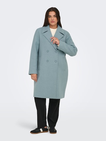 Manteau mi-saison 'CARAdina' ONLY Carmakoma en bleu : devant