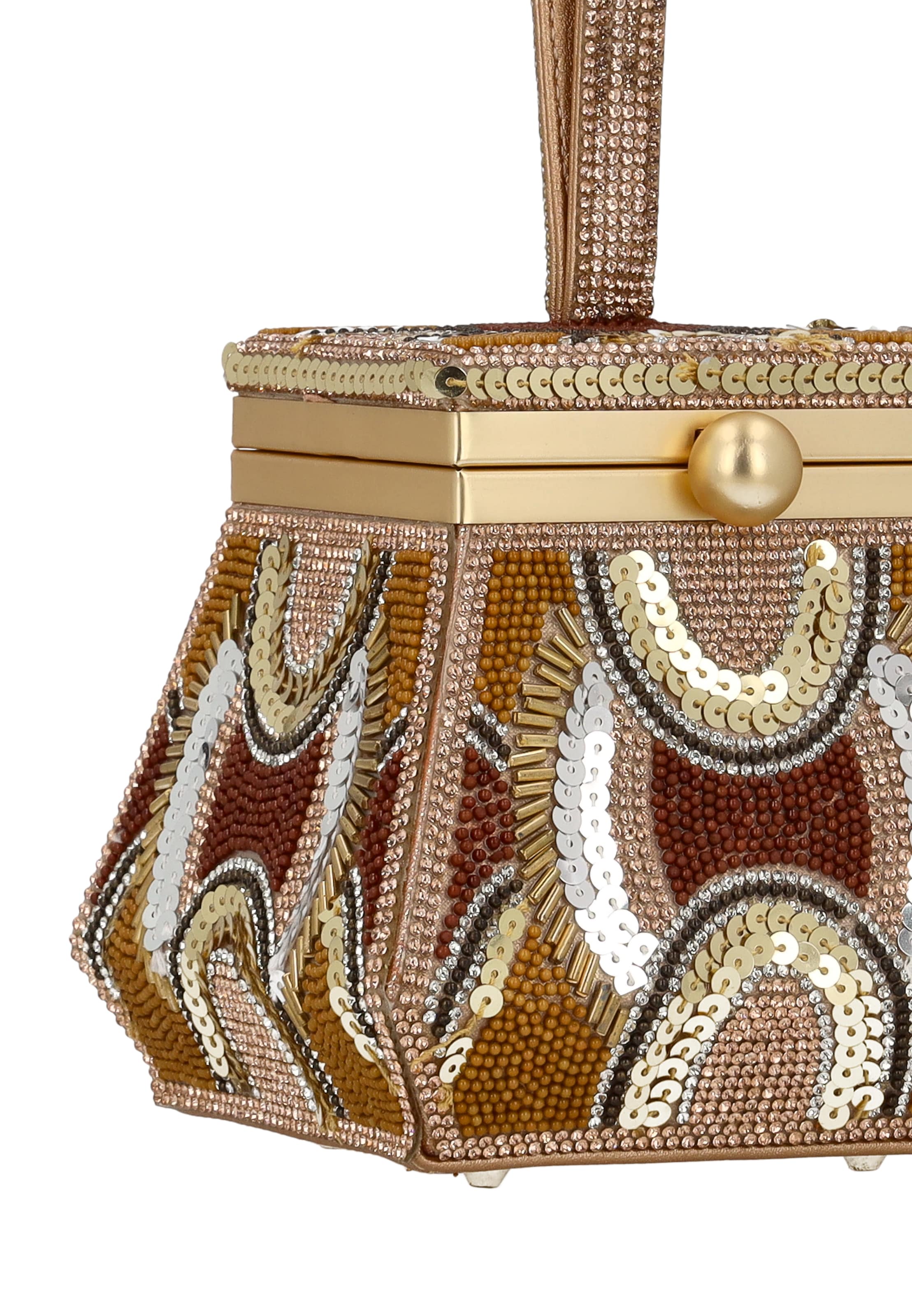 usha FESTIVAL - Bolso de noche en beige