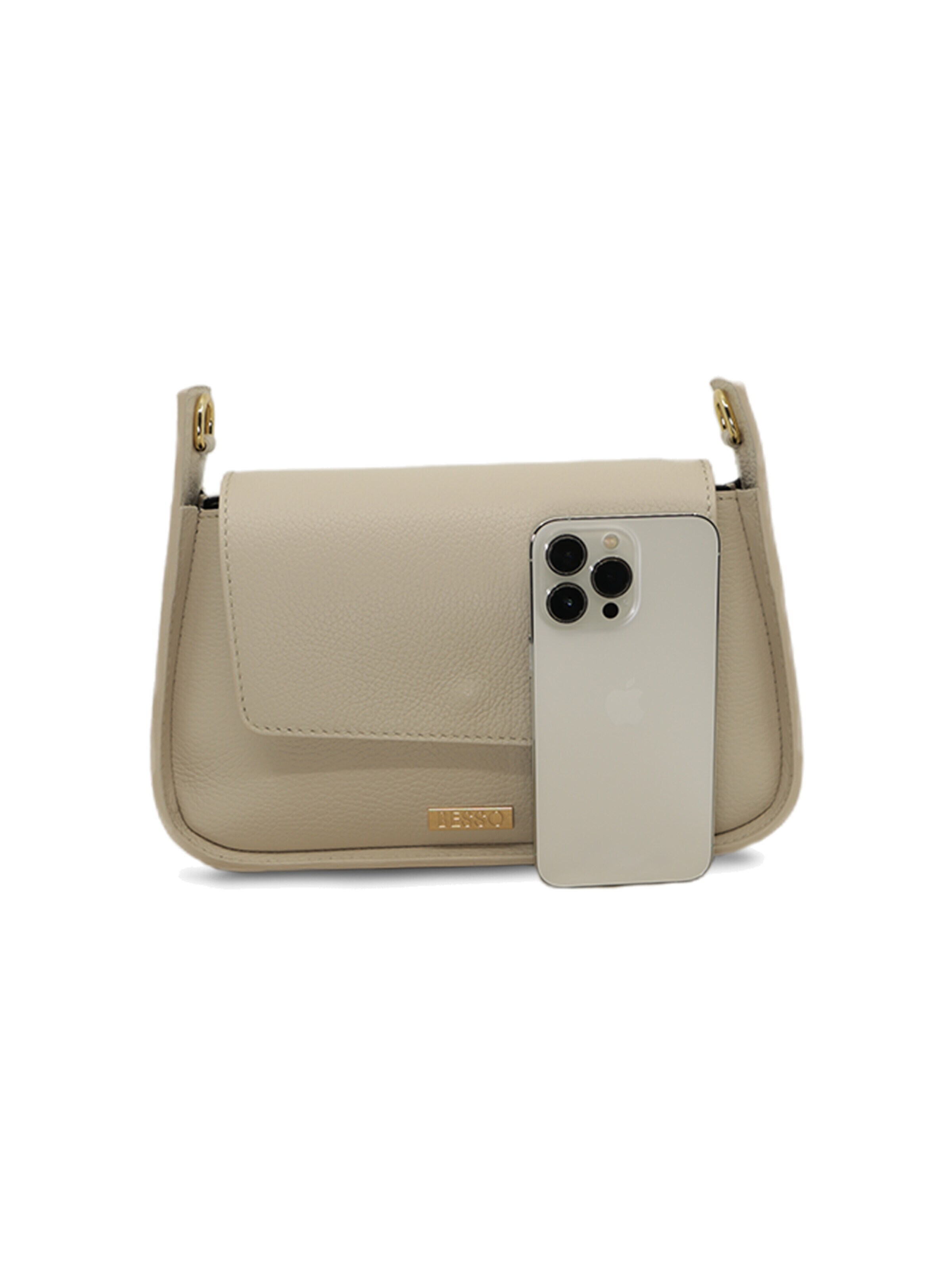 BESSO Handtas 'Grazia Moderna' in Beige