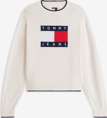 Tommy Jeans Pullover in Weiß: Vorderseite