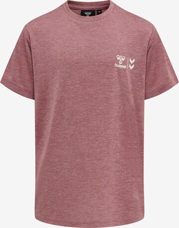 T-Shirt fonctionnel Hummel en rose : devant