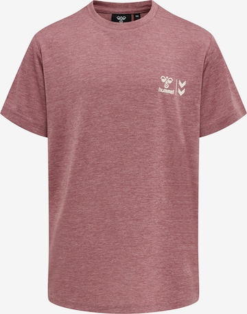 T-Shirt fonctionnel Hummel en rose : devant