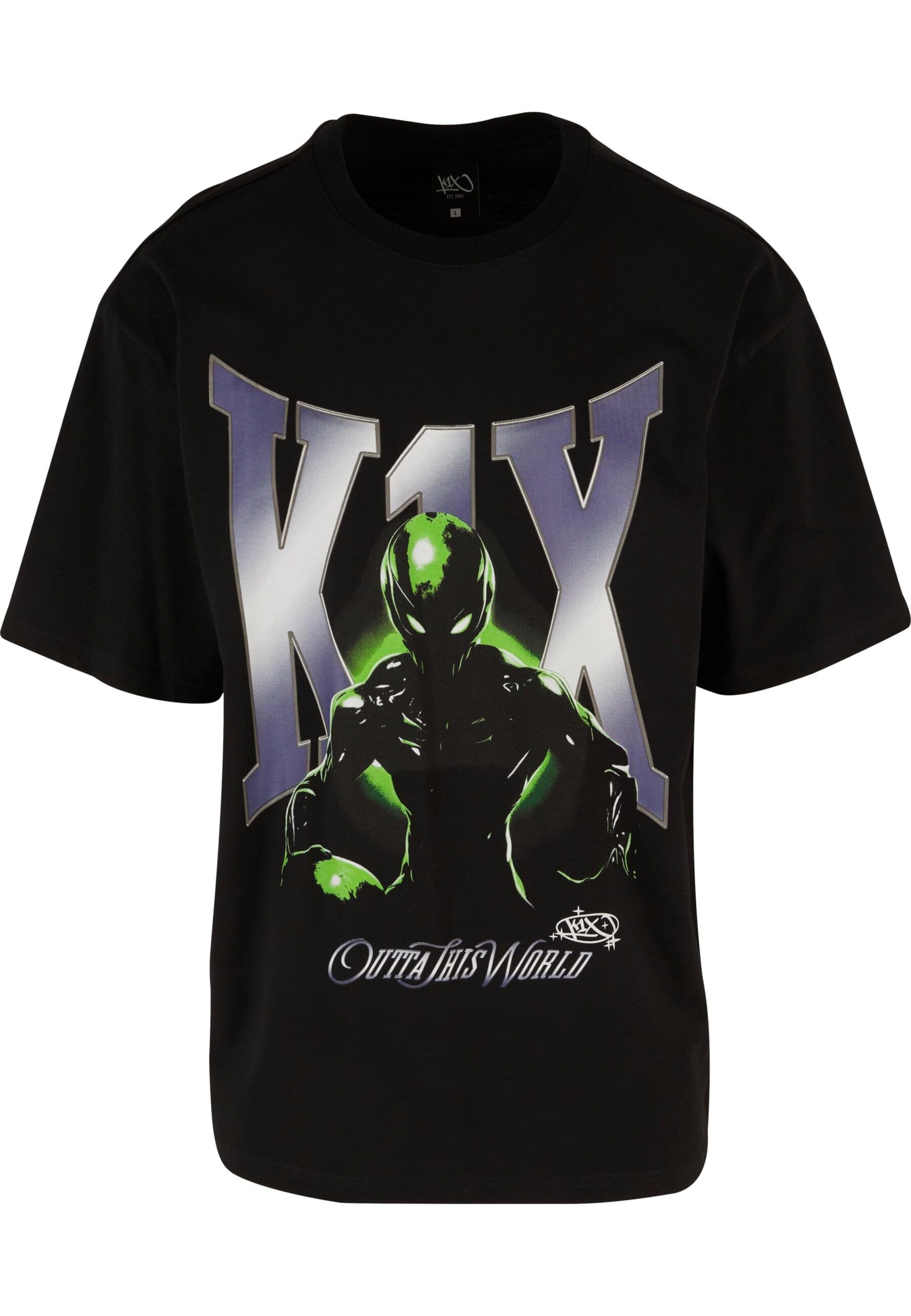 K1X Shirt 'Alien Built' in Black: front