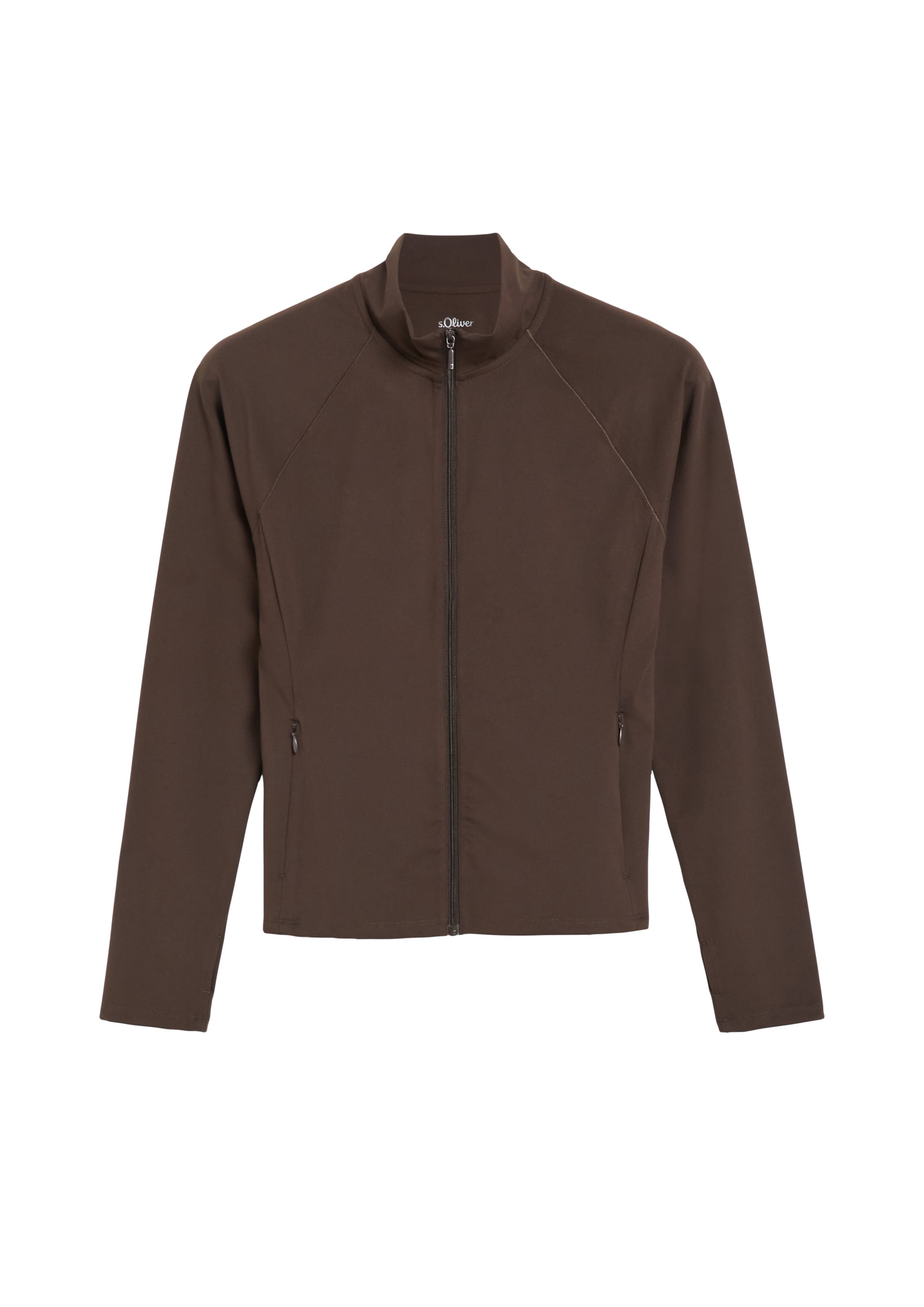 Veste de sport s.Oliver en marron : devant