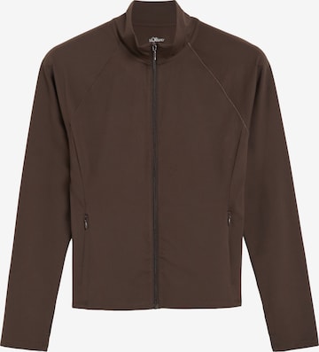 Veste de sport s.Oliver en marron : devant