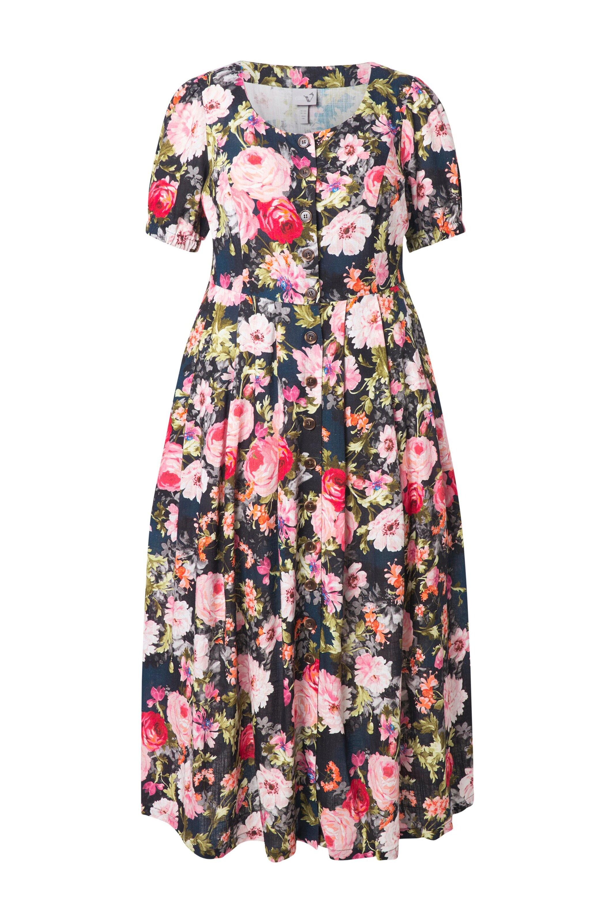 Ulla Popken Jurk in Gemengde kleuren: voorkant