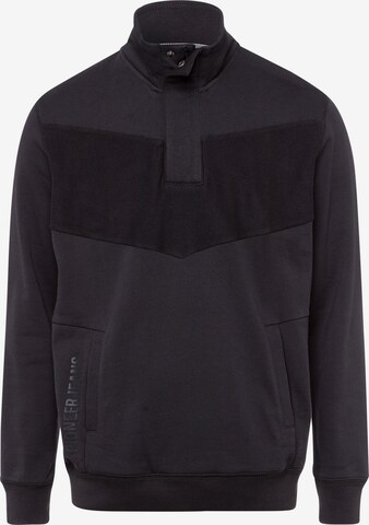 PIONEER Sweatshirt in Black: front