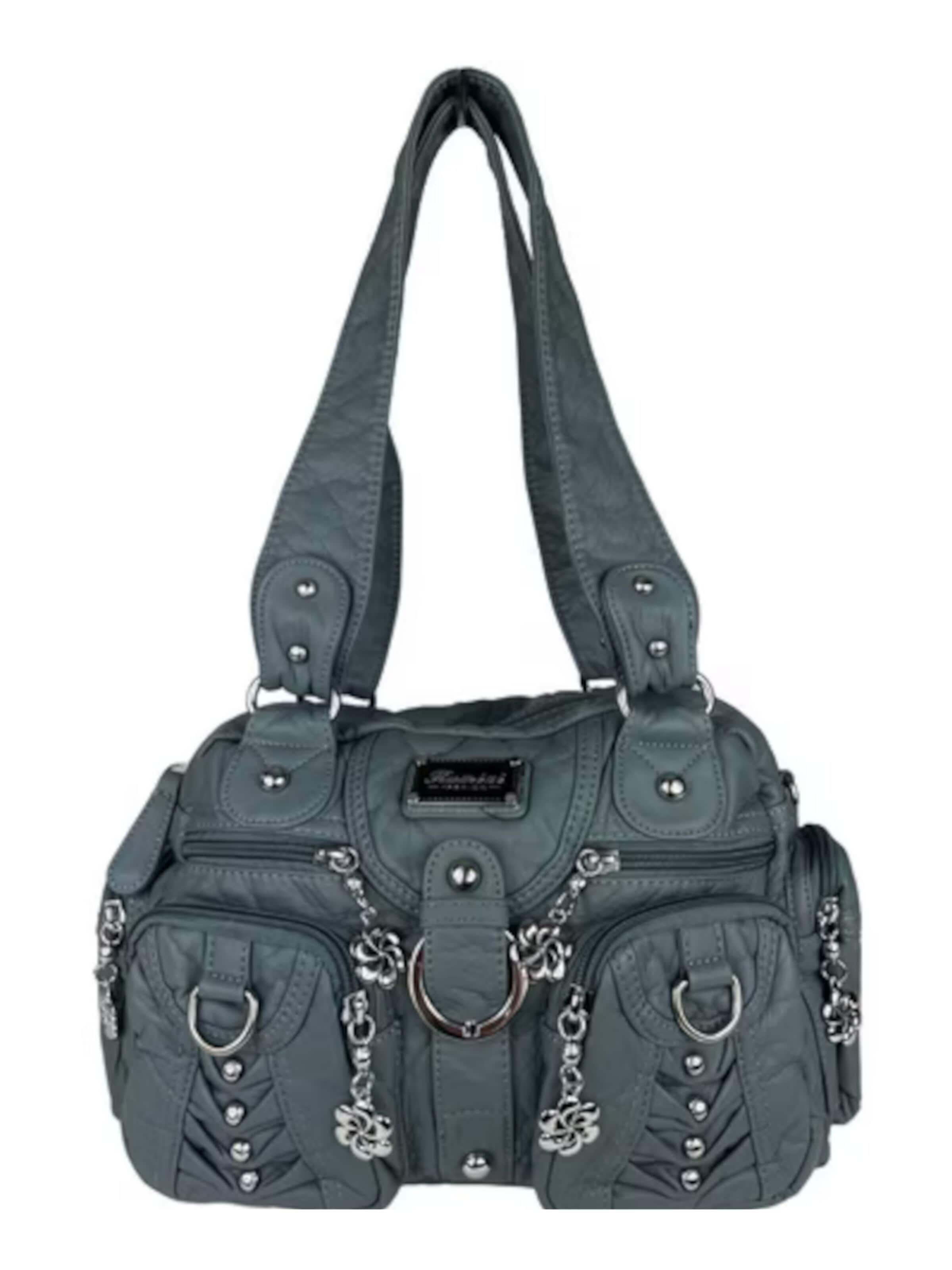 Kumixi Handbag in Blue: front