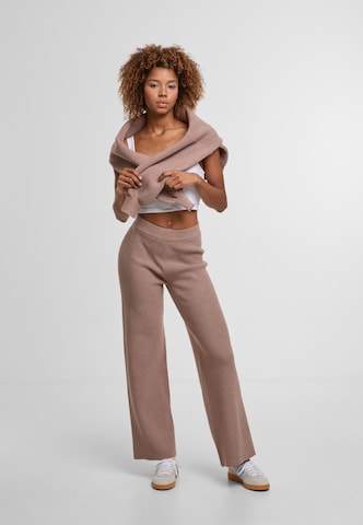Wide Leg Pantalon Urban Classics en marron
