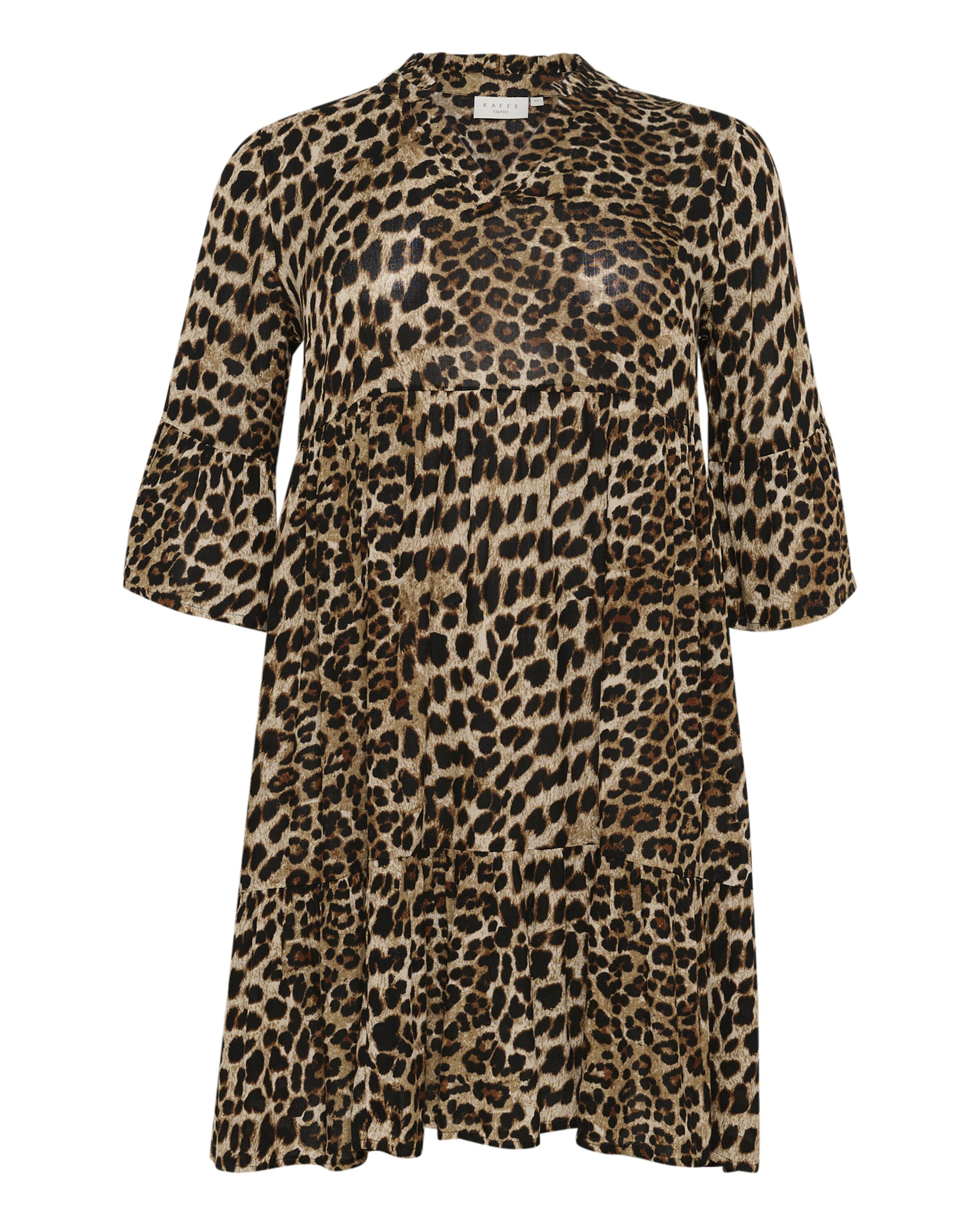 KAFFE CURVE Kleid 'Ami' in Braun: Vorderseite