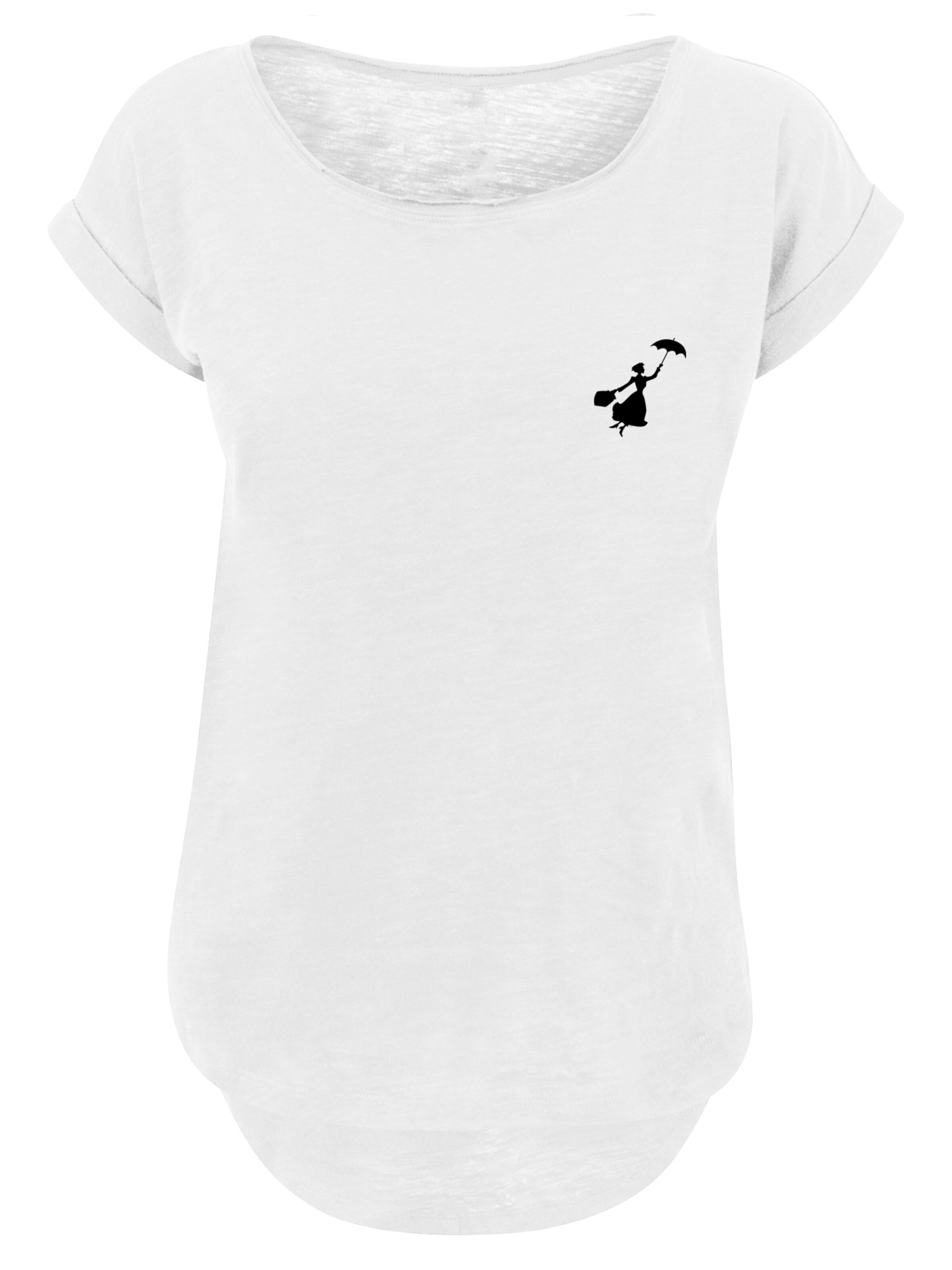 F4NT4STIC Shirt in de kleur Zwart / Wit, Productweergave