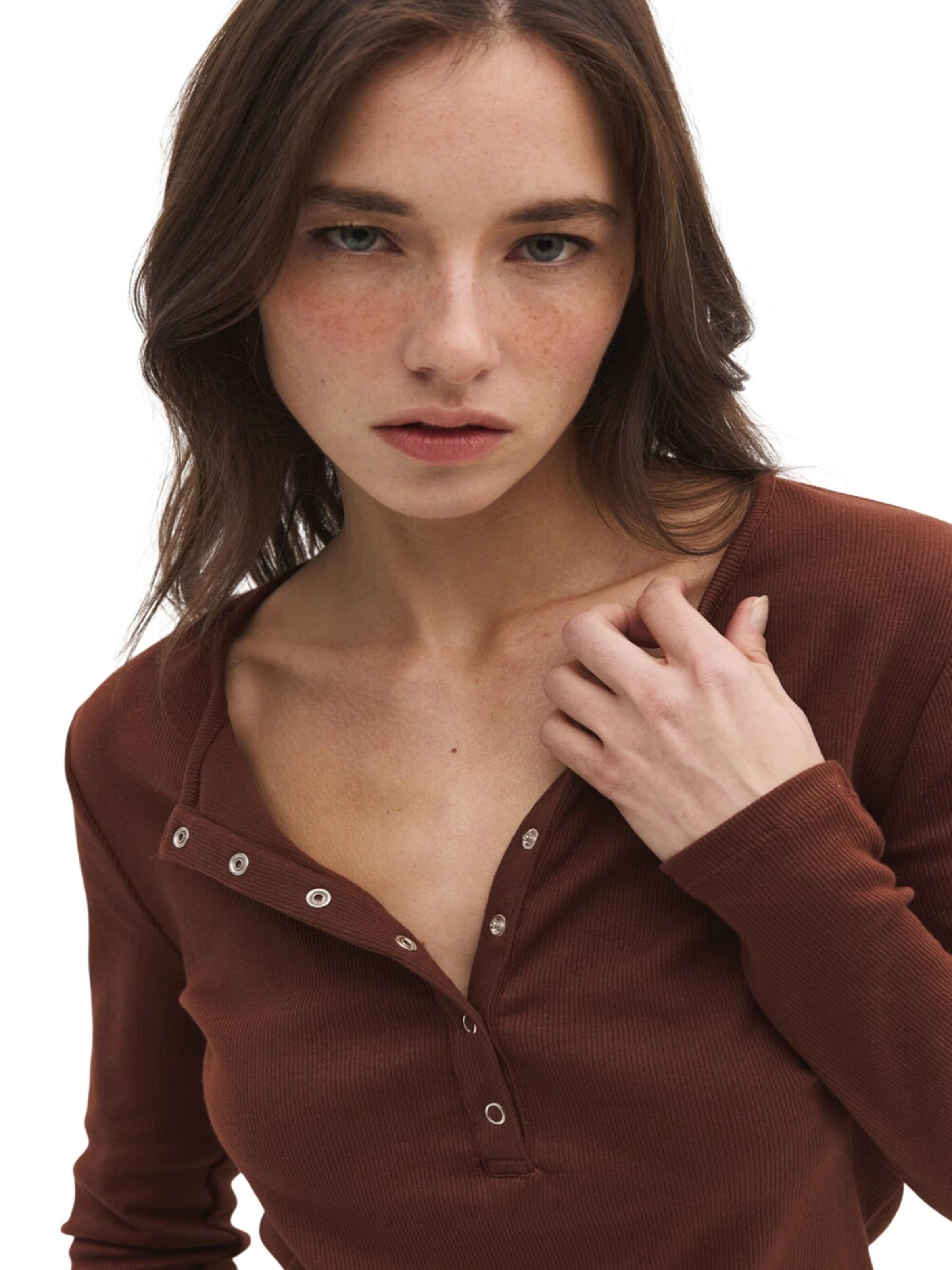 T-shirt No Matter What en marron