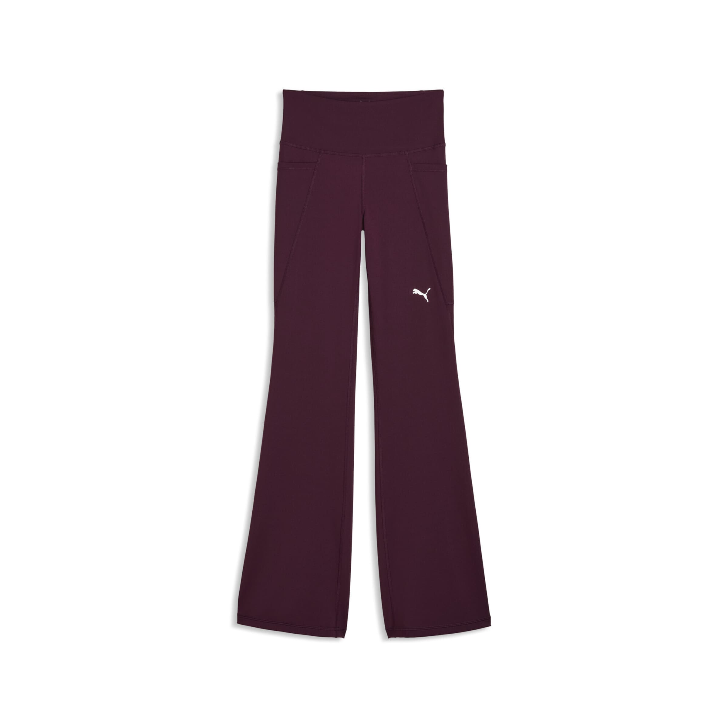 PUMA Boot cut Sports trousers 'TAD ESSENTIALS' in Red: front
