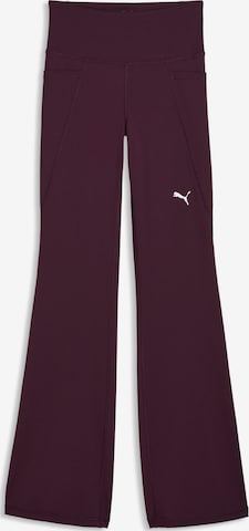 PUMA Boot cut Sports trousers 'TAD ESSENTIALS' in Red: front