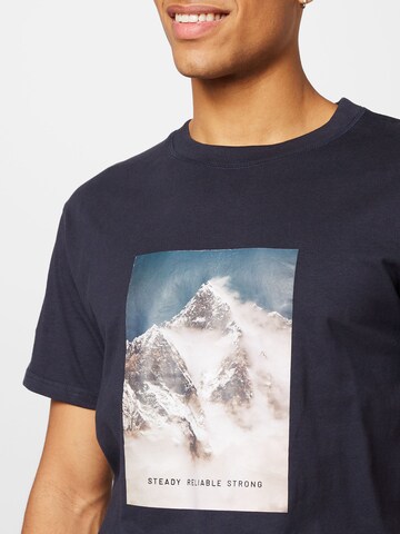 !Solid T-Shirt 'Daunte' in Blau