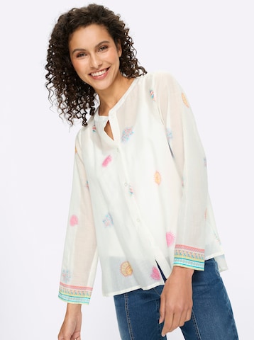 heine Bluse in Weiß