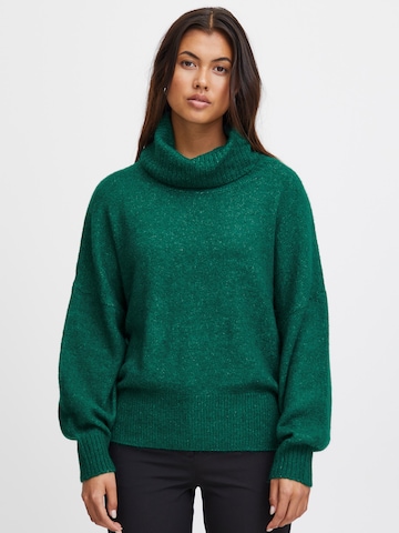 ICHI Sweater 'KAMARA' in Green: front