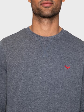 Threadbare Sweatshirt 'Satsuma' in Grau