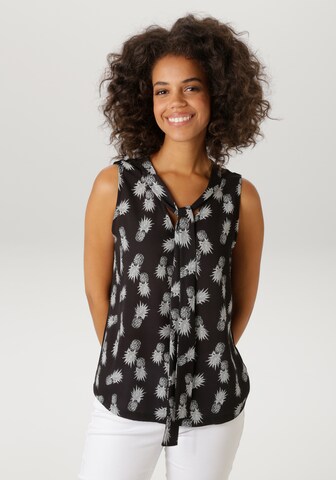 Aniston CASUAL Blouse in Black: front