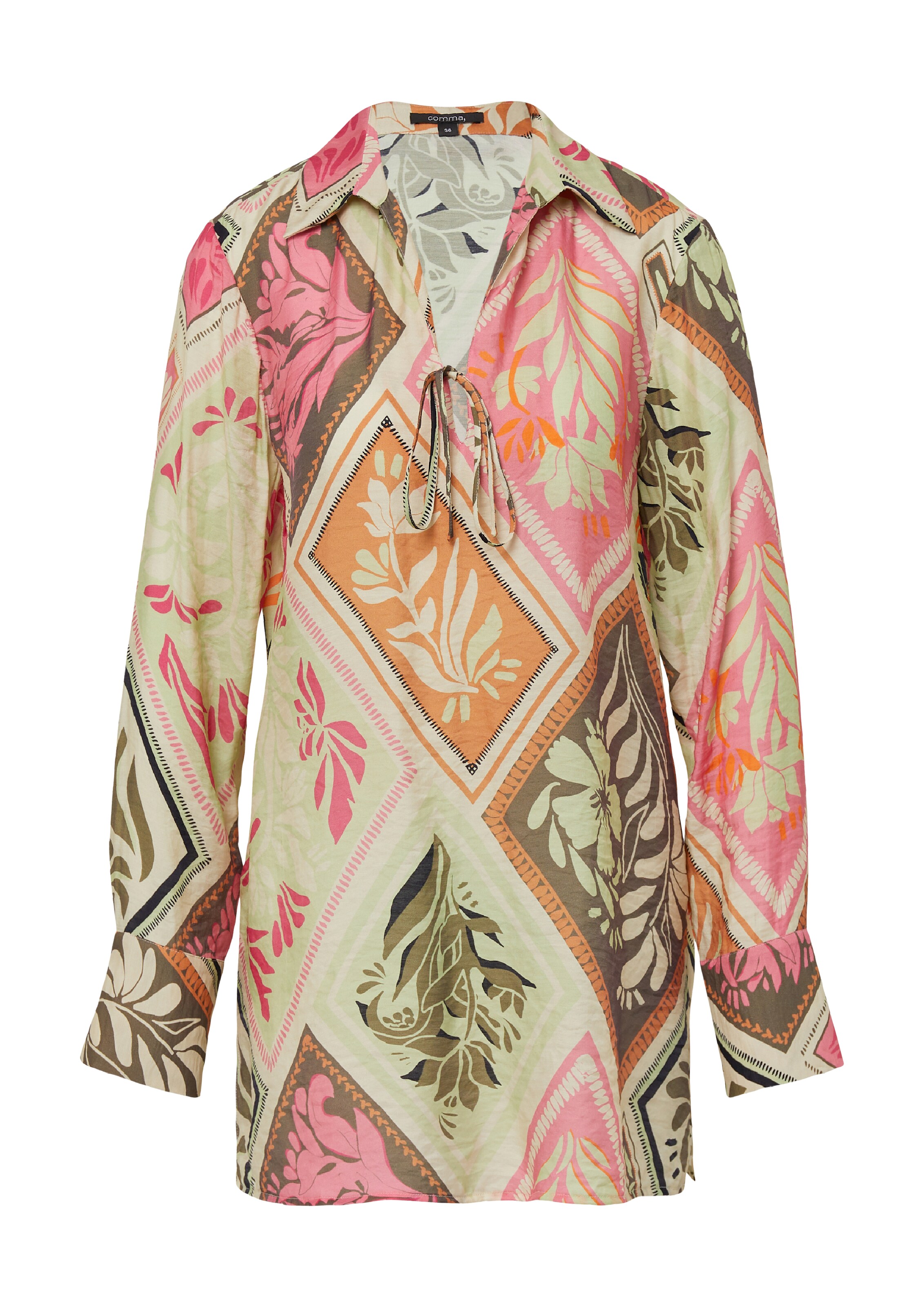 COMMA Blouse in Pink: front