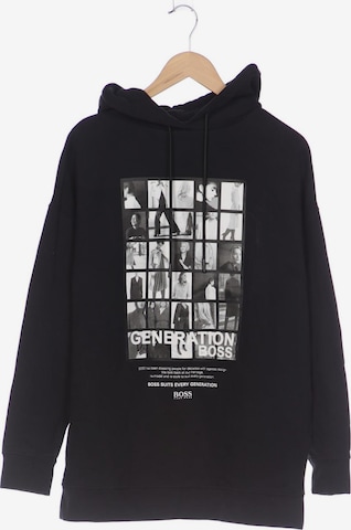 BOSS Sweatshirt & Zip-Up Hoodie in L in Black: front