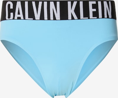 Maudymosi kelnaitės iš Calvin Klein Swimwear, spalva – šviesiai mėlyna / juoda / balta, Prekių apžvalga