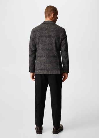 MANGO MAN Slim fit Suit Jacket 'Molina' in Grey