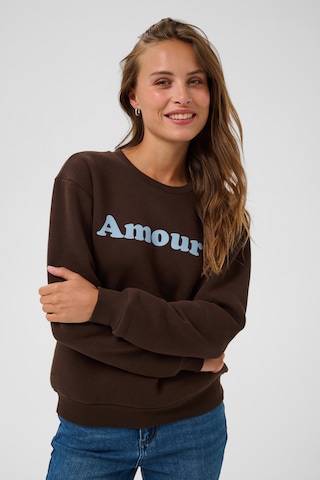 Sweat-shirt 'KAmila' Kaffe en marron