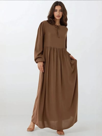 Hiccup Dress in 34 in Brown, Item view