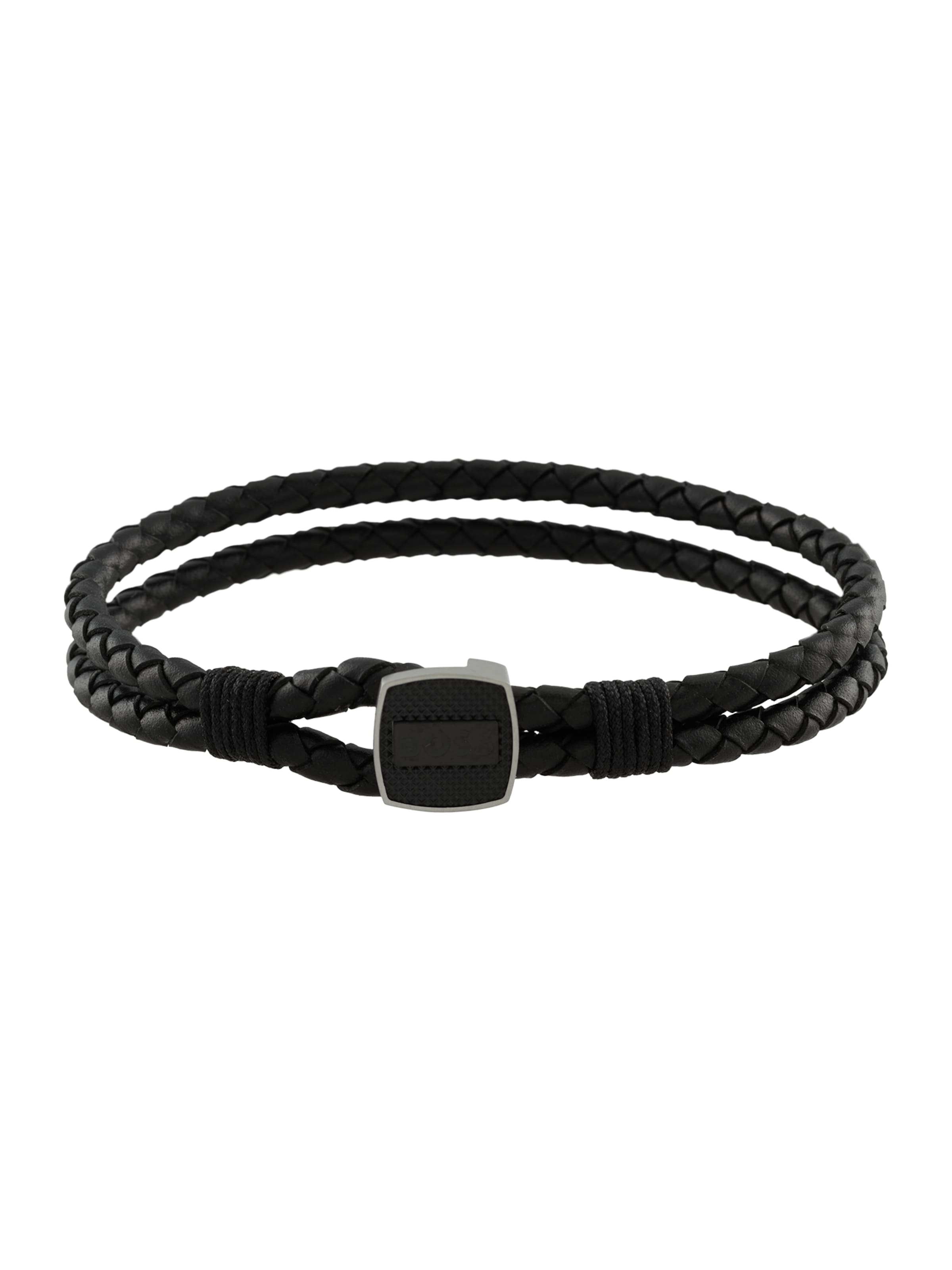 BOSS Zapestnica 'Seal' | črna barva: sprednja stran