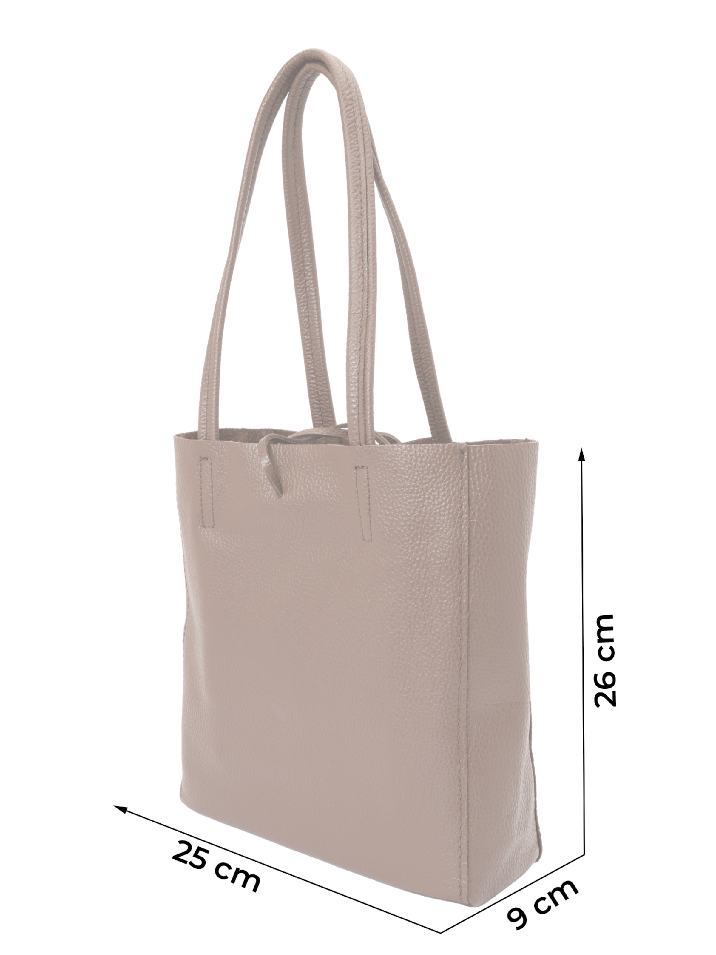 Zwillingsherz - Shopper en marrón