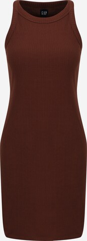 Gap Petite Jurk in Bruin: voorkant