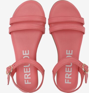 FREUDE Sandalen met riem 'Asti' in Roze