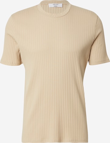 DAN FOX APPAREL Shirt 'Alwin' in Beige: Vorderseite