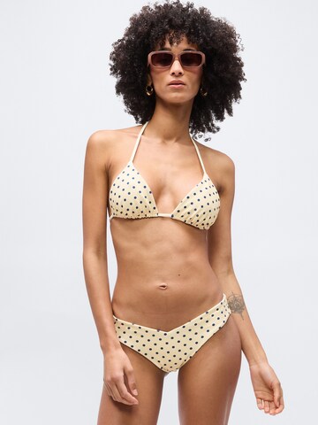 HOLLISTER Triangel Bikinitop in Beige