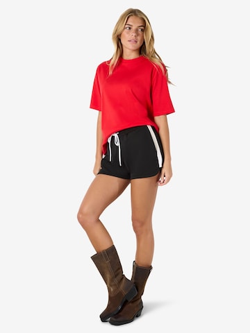 Noisy may Regular Broek 'NMRibbon' in Zwart