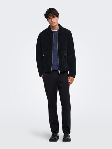 Veste mi-saison 'ONSSinclair' Only & Sons en noir